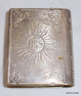   BOOK RELIC BOX w/ SILVER & GOLD TONE ROSARY. I HAVE MORE LISTED  