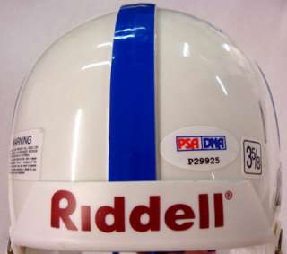 Johnny Unitas Autographed Signed Colts Mini Helmet PSA/DNA #P29925 