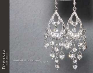 daphnea crystal new unique chandelier earrings FE600111  