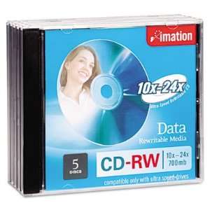 imation 10x   24x CD RW Ultra Speed Rewritable Disc 