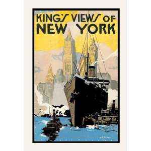 Exclusive By Buyenlarge Kings Views of New York (book jacket) 28x42 