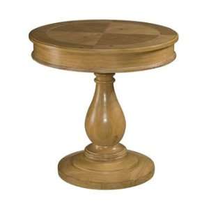  Round Lamp Table by Broyhill   Warm Pine Finish (4933 006 