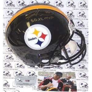   Hand Signed Pittsburgh Steelers Authentic Helmet Sports Collectibles