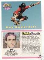 1992 BEACH SPORTS RAY UNDERHILL SKATEBOARD CARD #86  