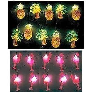  Flamingo Pineapple Palm Tree Party String lights 
