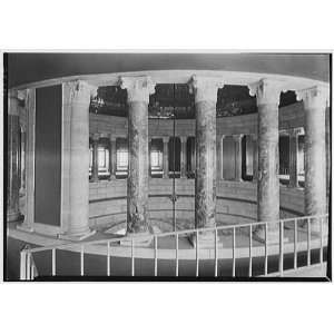   State Capitol, Lincoln, Nebraska. Rotunda upper colonnade 1934 Home