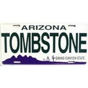 AZ Arizona Tombstone License Plate Plates Tag Tags auto vehicle car 