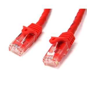 StarTech Red Gigabit Snagless RJ45 UTP Cat6 Patch Cable   50 Feet 