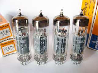 NOS (New Old Stock) SIEMENS PCL82 vintage electron tubes made in 