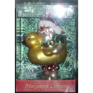  Margaret Cobane   Santa on a Yellow Duck   Christmas 