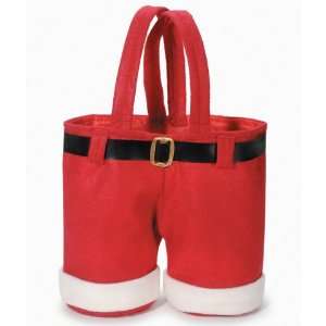 Tote Bag santa Pants red  Grocery & Gourmet Food