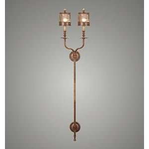 Fine Art Lamps 588150, Byzance Torchiere Glass Wall Sconce Lighting, 2 