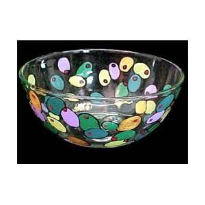  Outrageous Olives Design   Hand Painted   Serving Bowl   8 