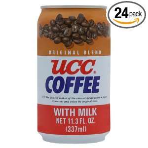UCC Original Coffee with Milk, 11.3 Ounce Cans (Pack of 24)  