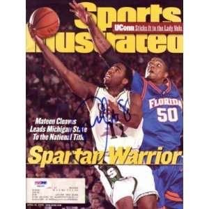 Mateen Cleaves (MICHIGAN STATE) autographed Sports Illustrated 