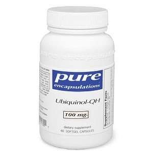  Ubiquinol QH 100mg 60 Softgels   Pure Encapsulations 
