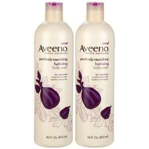  Aveeno Positively Nourishing Body Wash Hydrating, 16 oz, 2 