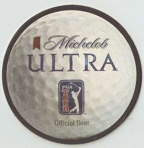 16 Michelob Ultra PGA Tour Official Beer Coasters  