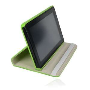 Ctech Leather (Green) Case Cover w/ 360 Degrees Rotating Stand Swivel 