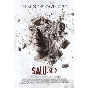  Saw 3D Regular Original Movie Poster Double Sided 27x40 