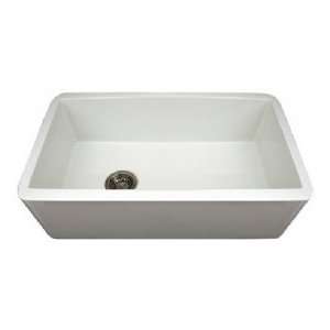   Undermount Fireclay Sink W/ Smooth Front Apron WH3018SB Sapphire Blue