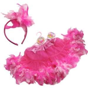   Princess Academy / Feather Skirt & Headband Set, Fuschia Toys & Games
