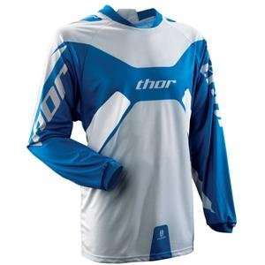  Thor Motocross Youth Phase Jersey   2010   X Small/Silver 