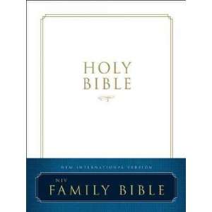 Family Bible NIV[ FAMILY BIBLE NIV ] by Zondervan Bibles (Author) Jan 