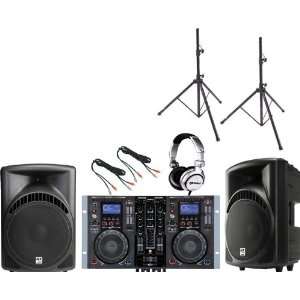  Gemini CDM 3700G / RS 412 DJ Package Musical Instruments