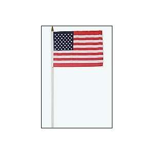 Wholesale Lot 300 pc Case USA American Flags Polyester Hand Held Flag 