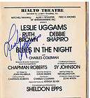 Leslie Uggams signed Blues in the Night program 1982