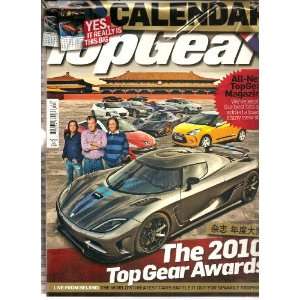   Calendar (Te 2010 Top Gear Awards, 2010 Awards issue) Various Books