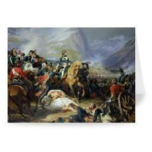 The Battle of Rivoli, 1844 (oil on canvas)   Greeting Card (Pack of 