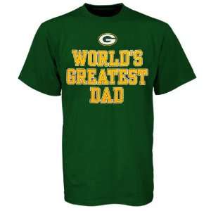  Green Bay Packers Green Worlds Greatest Dad T shirt 