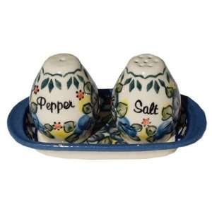  Polish Pottery Salt and Pepper Shakers 980 A9 Kitchen 