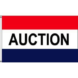  AUCTION MESSAGE OUTDOOR FLAG