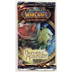  Heroes of Azeroth World of Warcraft CCG Booster Pack Toys 