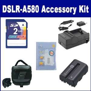  Sony Alpha DSLR A580 Digital Camera Accessory Kit includes 