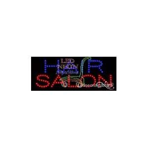 Hair Salon LED Business Sign 8 Tall x 24 Wide x 1 Deep