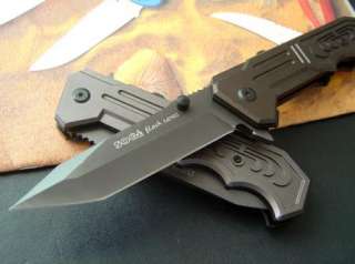   semi automatic Embossed aluminum handle Folding Lock Knife K57  