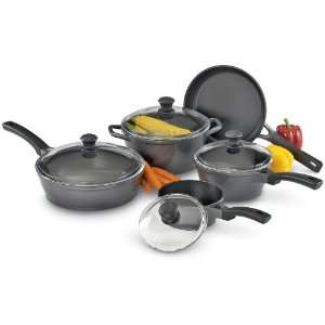  9 Pc. Gourmet Cast Aluminum Cookware Set