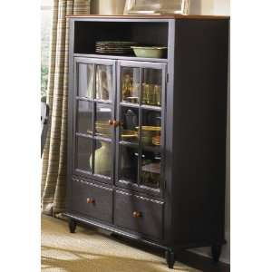  Liberty Low Country Dining Black Curio Cabinet   80 CH4460 