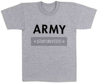 Grey ARMY Physical Training T Shirt  