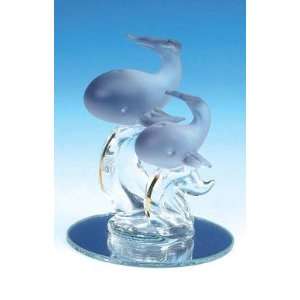  Collectible Whale Baby Calf Mother Figure Figurine 