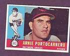 5830 1960 TOPPS 254 Arnie Portocarrero ORIOLES  