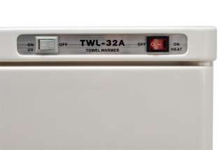 32L Dual Function UV Light HOT Double TOWEL Sterilizer WARMER CABINET 
