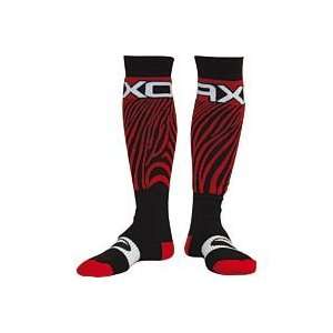    AXO Graphic Socks   One size fits most/Zebra Red Automotive