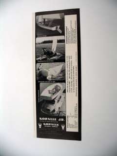 Koralle Sailboat Jr 12 ft Sailing Sloop 1971 print Ad  