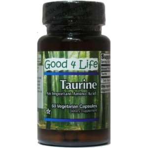  Taurine 500mg (60 Vegetarian Capsules) Health & Personal 