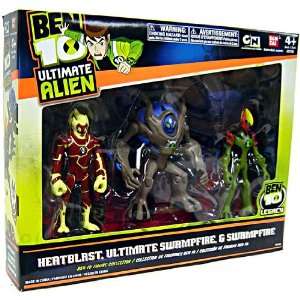   Includes; Heatblast, Swampfire, and Ultimate Swampfire Toys & Games